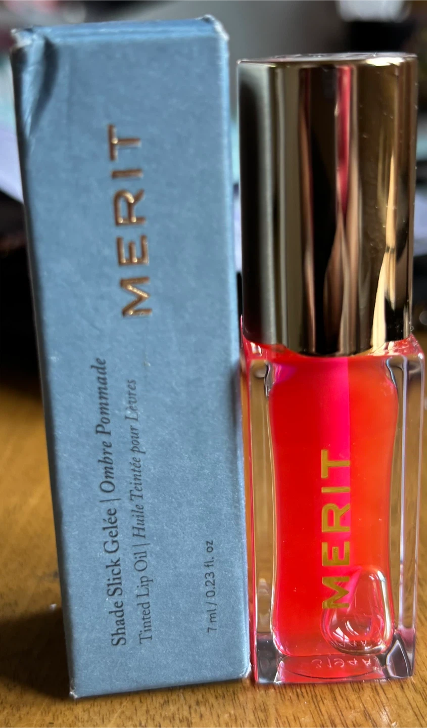 NEW MERIT Shade Slick Gelée Tinted Lip Oil - Les Deux