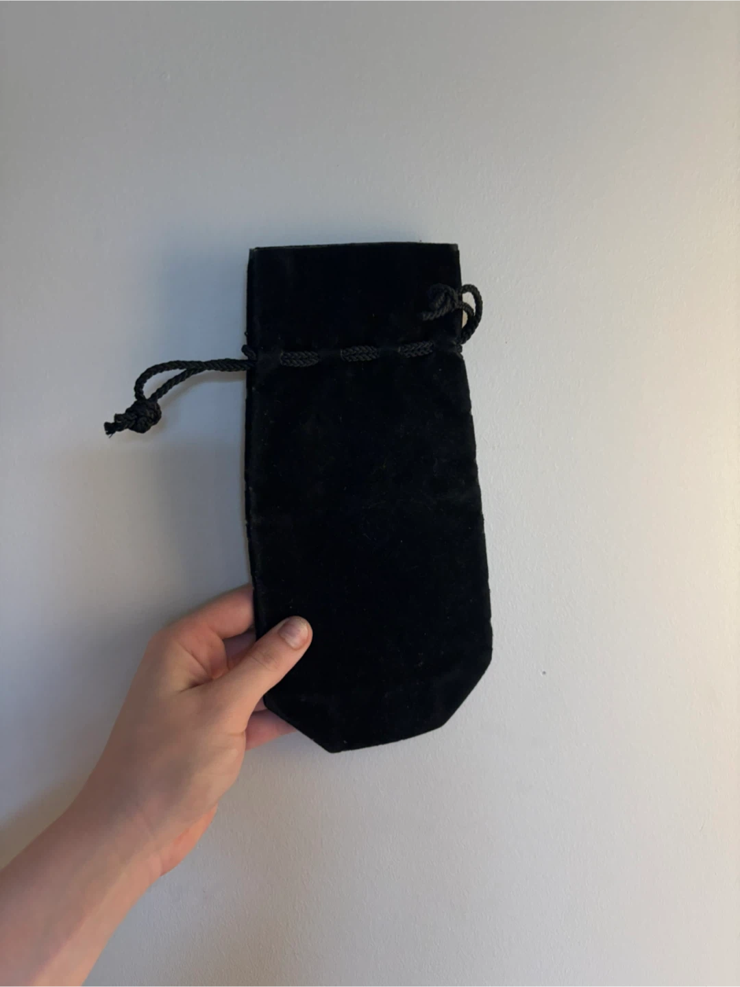 Christian Dior Paris Black Velvet Pouch - photo 2
