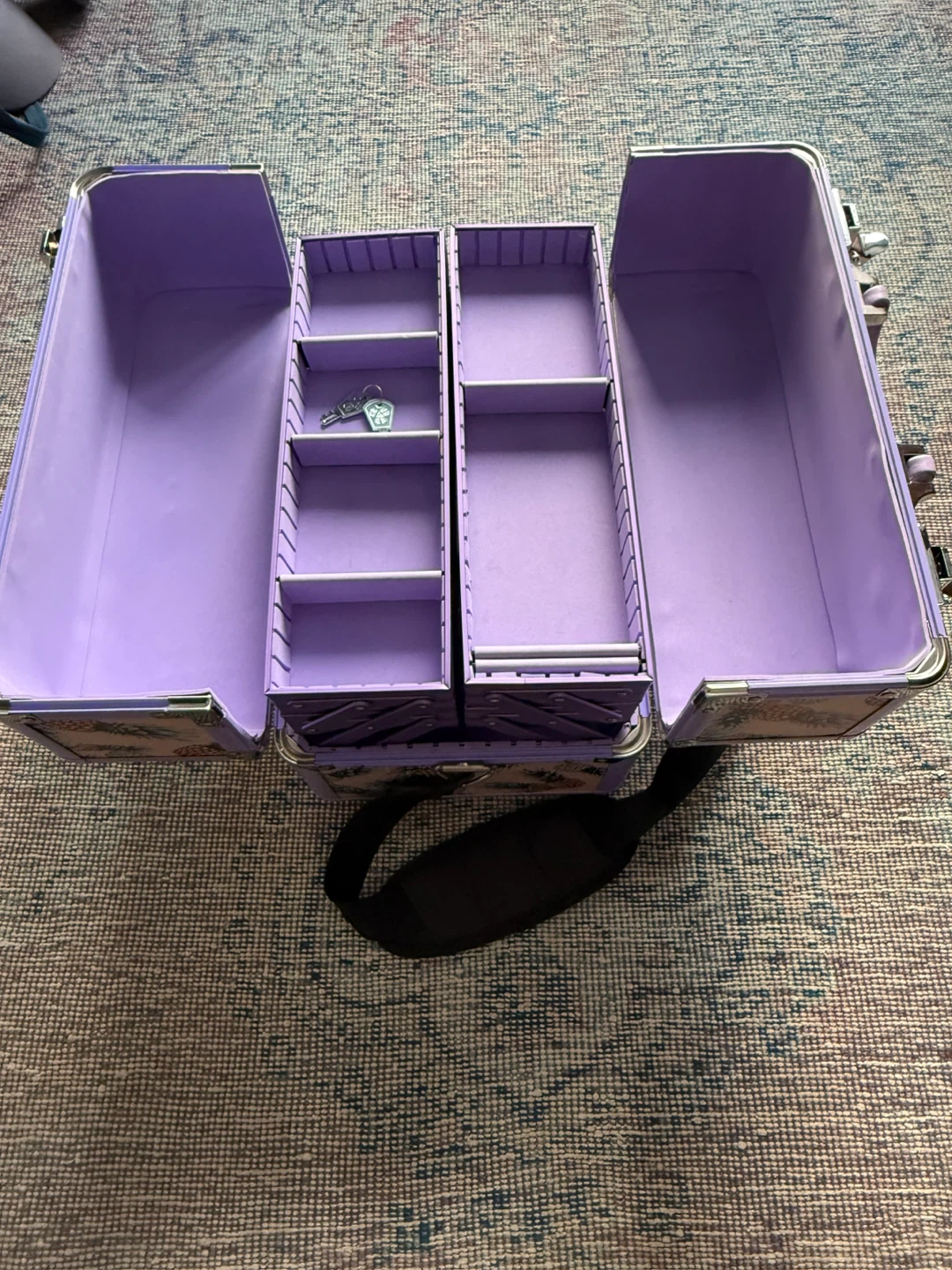 Sephora Makeup Train Case with Pineapple Print - photo 3
