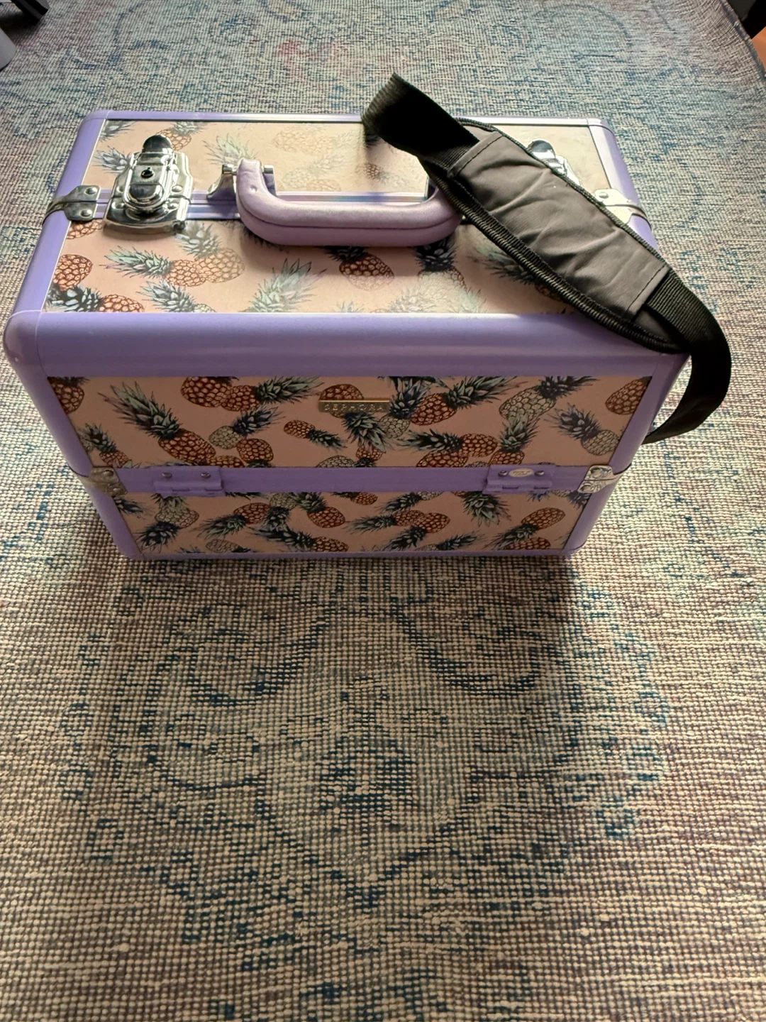 Sephora Makeup Train Case with Pineapple Print - photo 2
