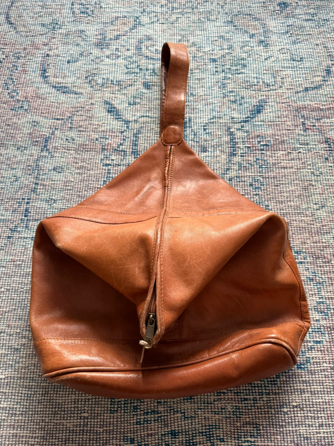 Brown Leather Shoulder Bag Vintage