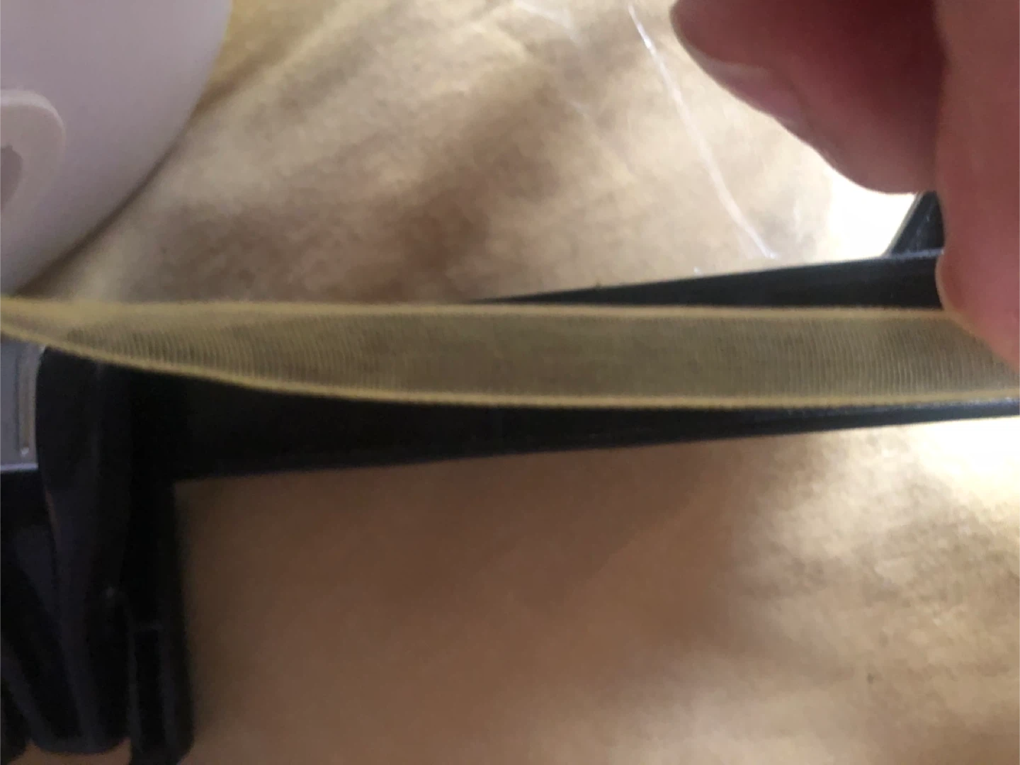 Yellow 1/4 “ Organza Ribbon