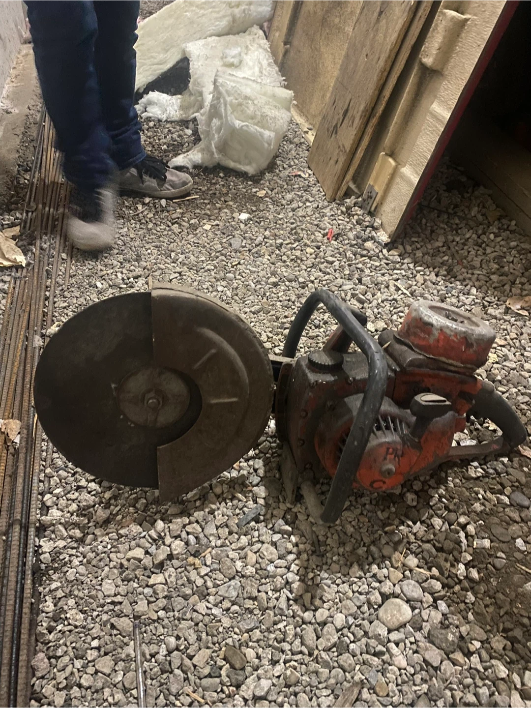 Orange Cut-Off Saw