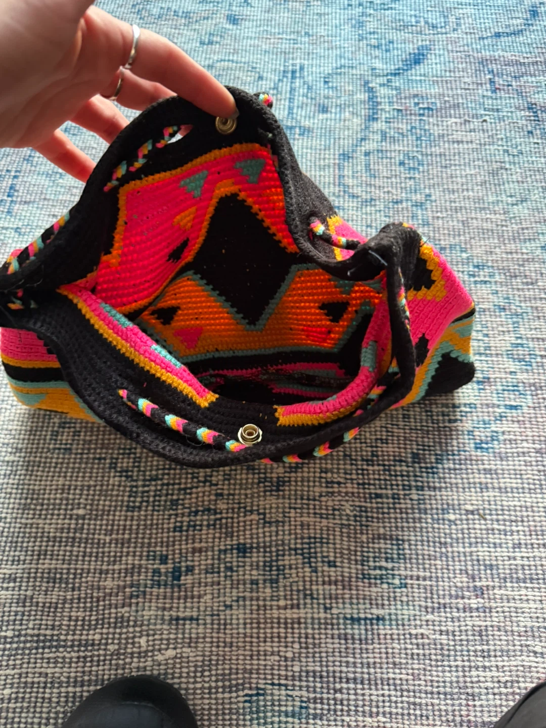 Mochila Woven Clutch with Tassels - photo 4