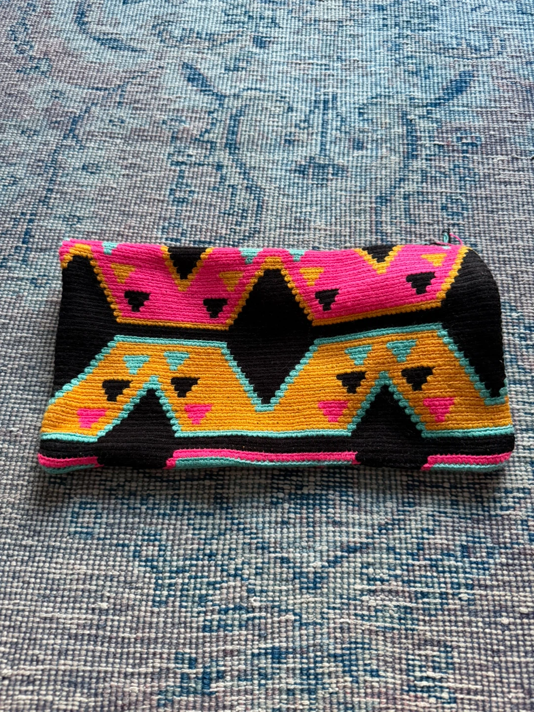 Mochila Woven Clutch with Tassels - photo 3