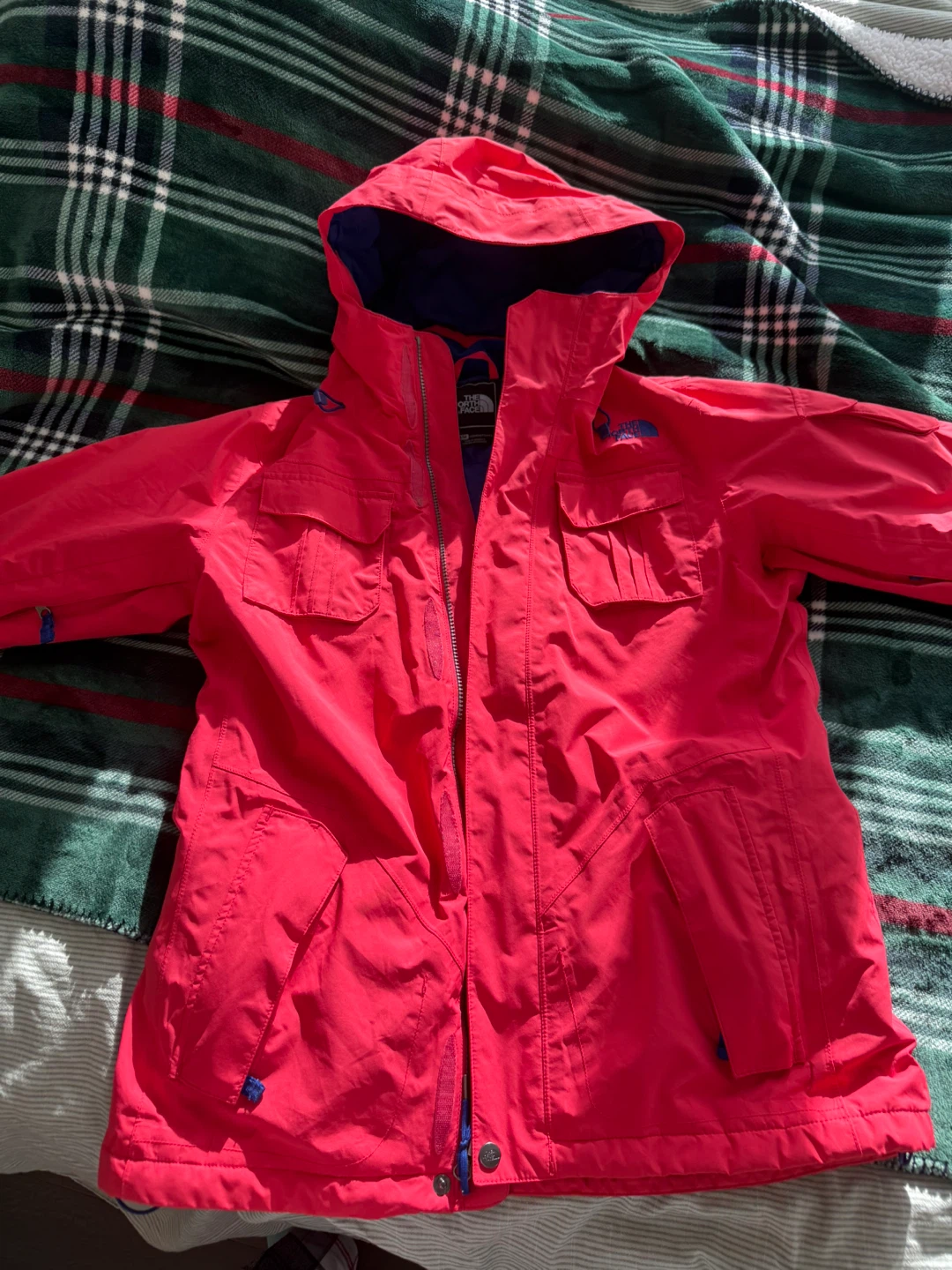 The North Face Pink Hooded ski Jacket