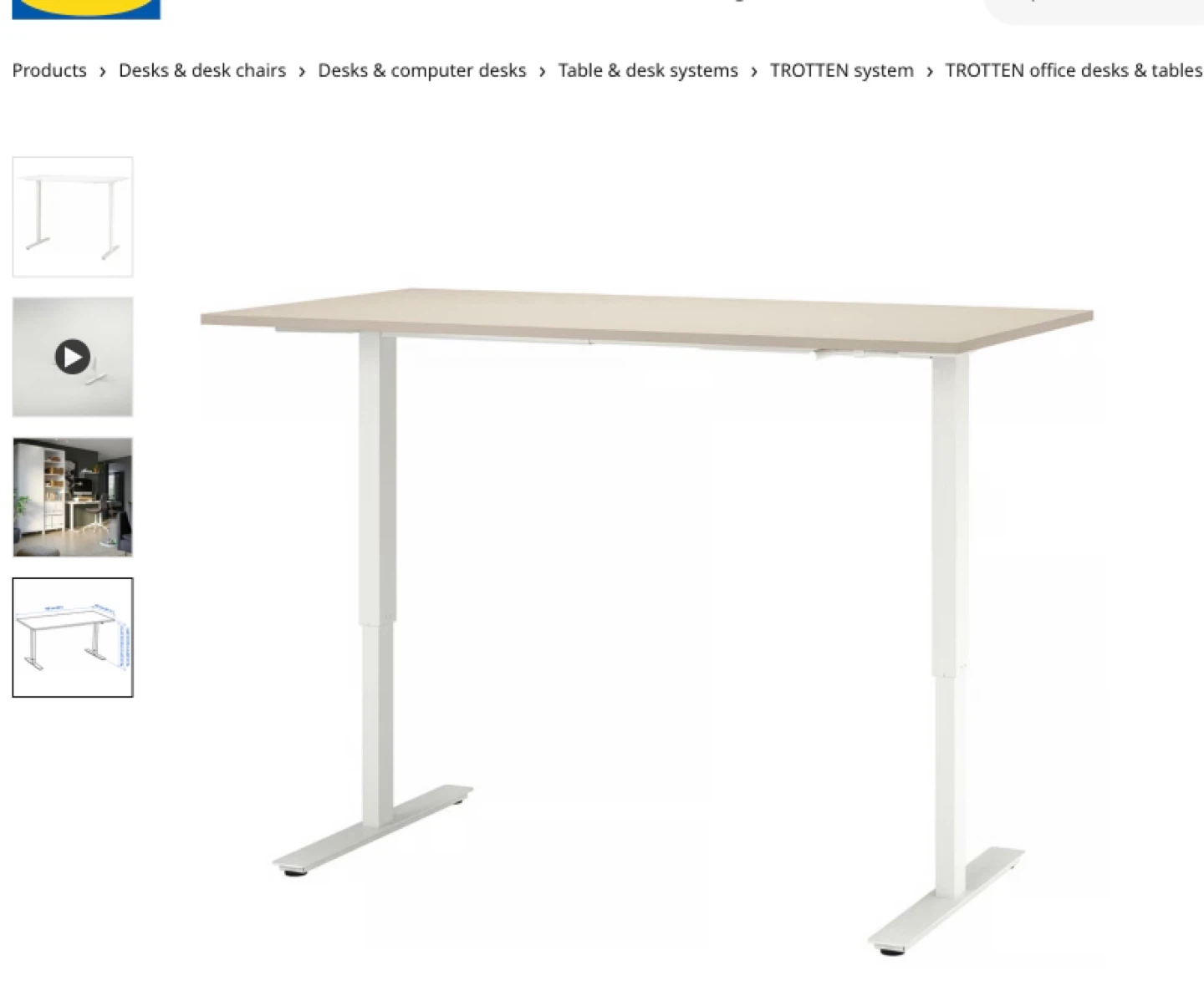 🧡IKEA Sit/Standing Desk