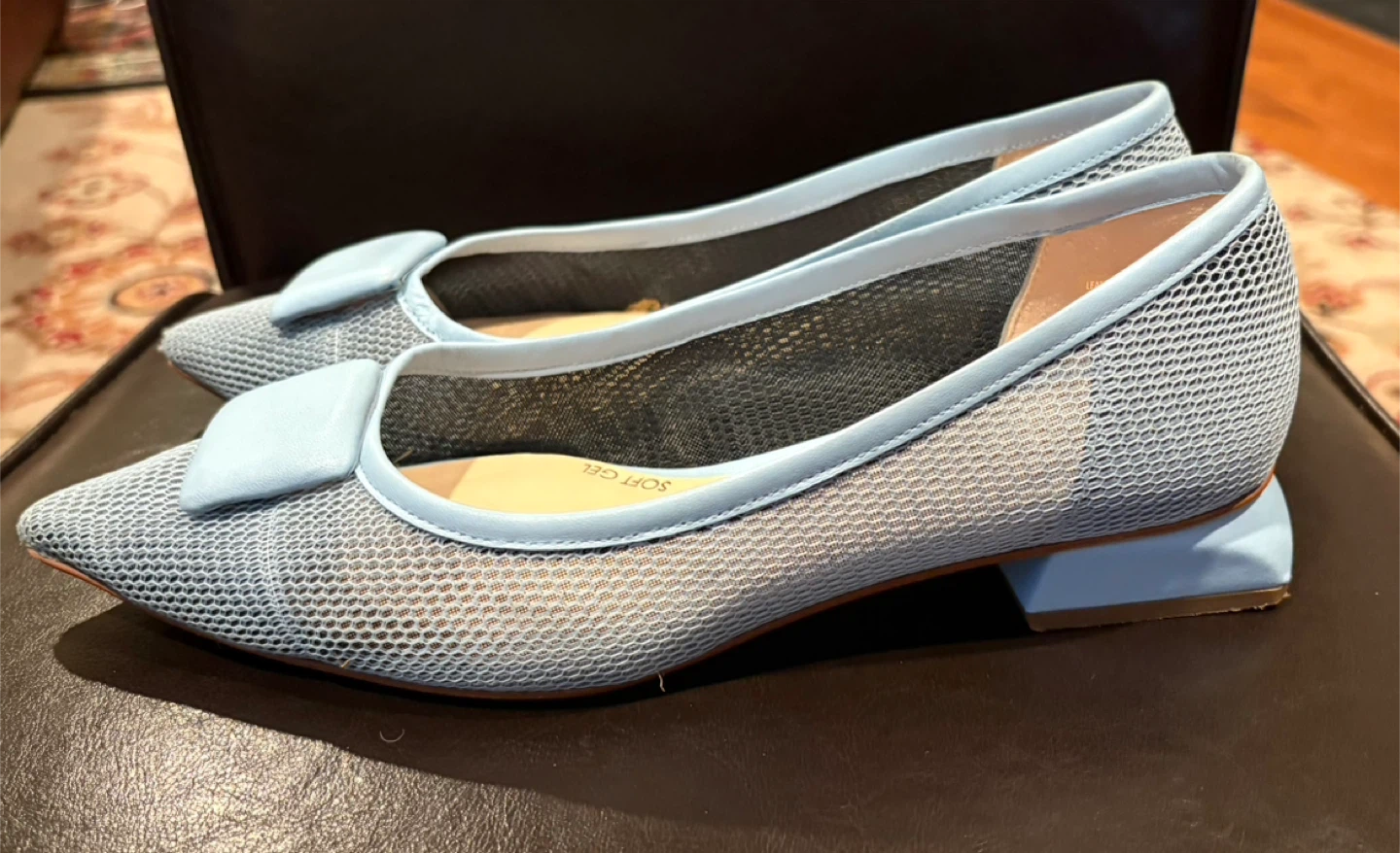 Renatta Women's Light Blue Mesh Ballet Flats Size 9.5 - photo 2