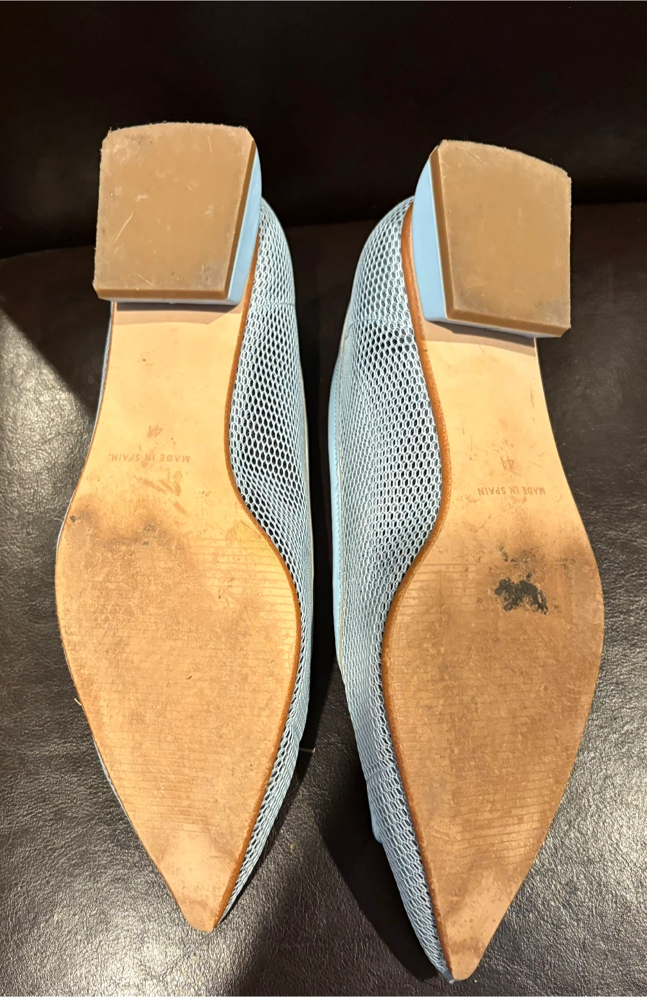 Renatta Women's Light Blue Mesh Ballet Flats Size 9.5 - photo 4
