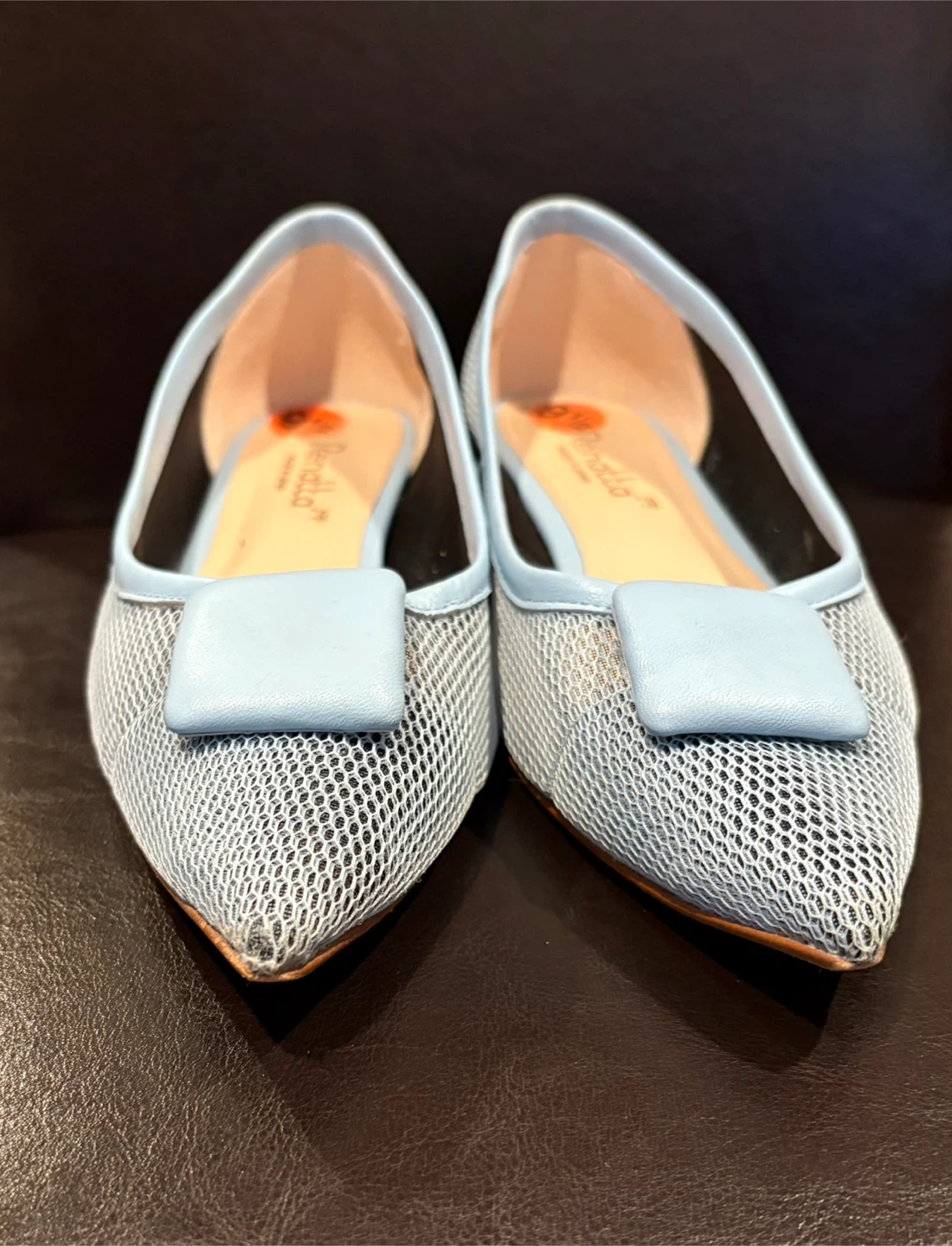 Renatta Women's Light Blue Mesh Ballet Flats Size 9.5 - photo 3