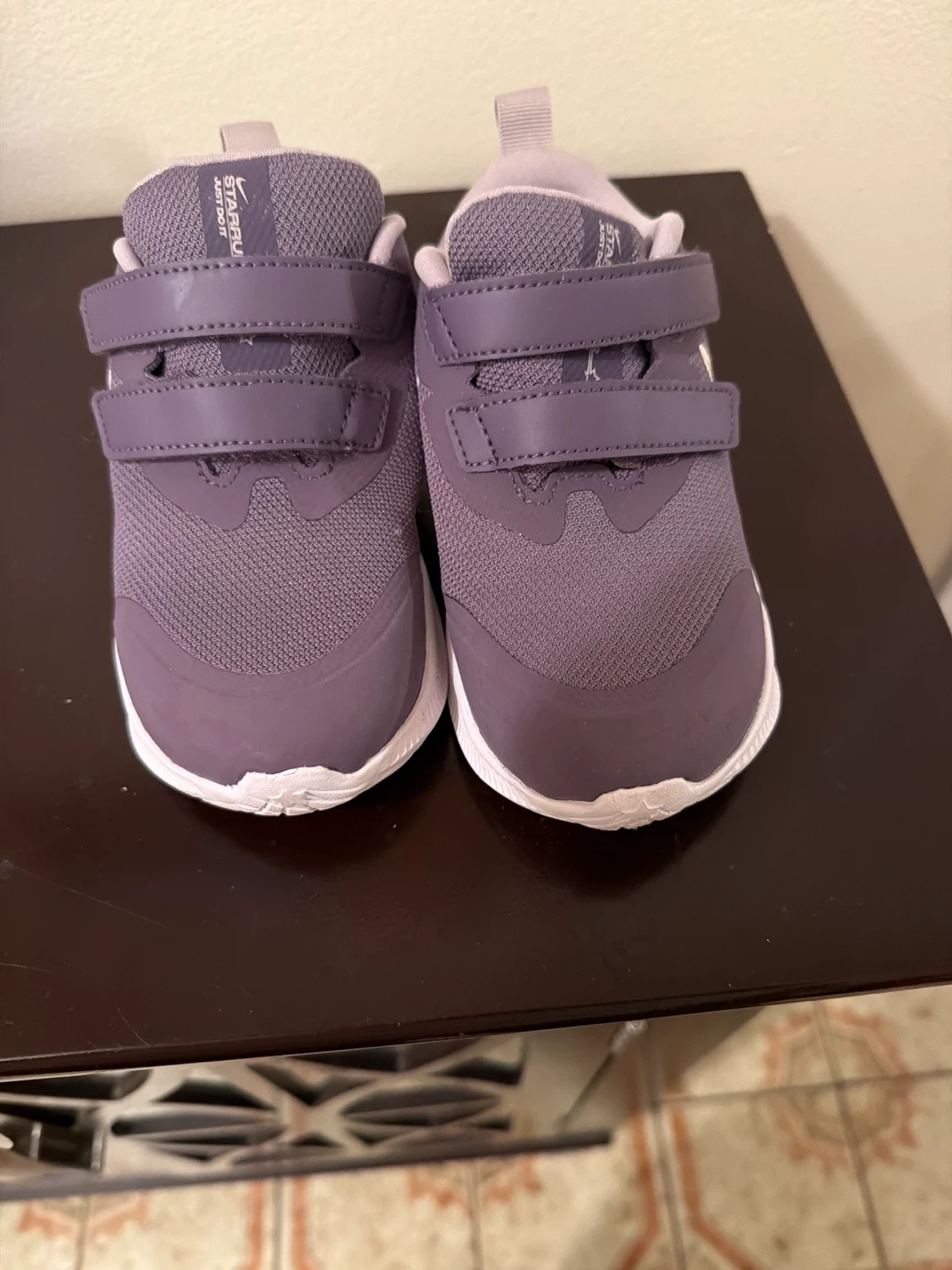 Nike Star Runner 2 Toddler Shoes Purple Hook & Loop