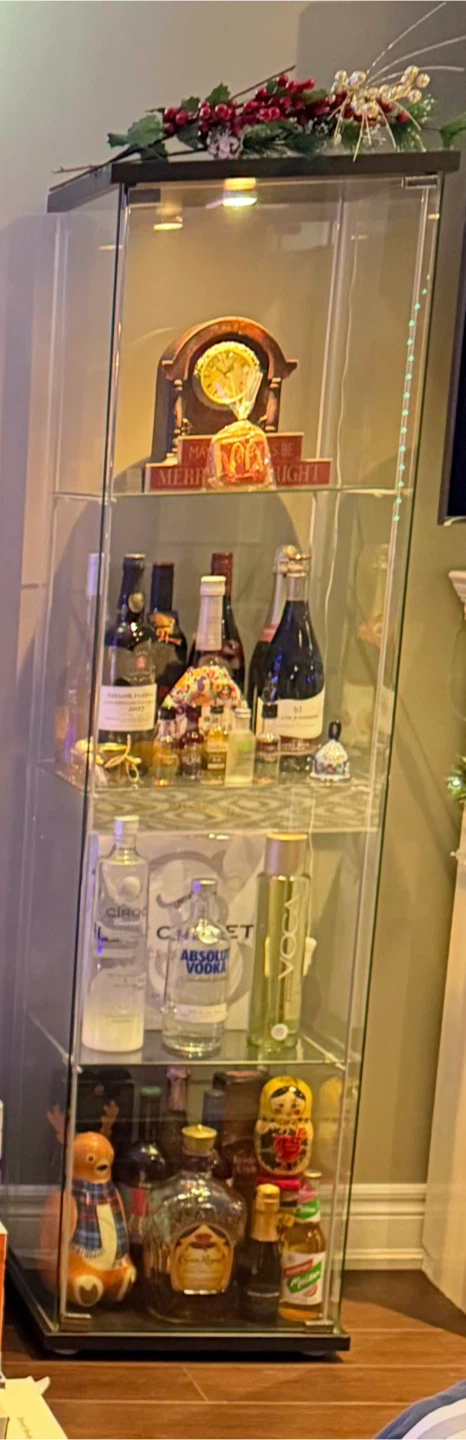 Glass Display Cabinet with Light - photo 2