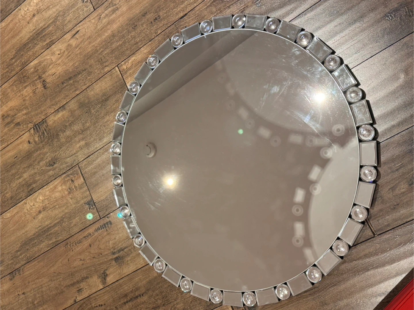 Decorative Round Wall Mirror – Excellent Condition - photo 2