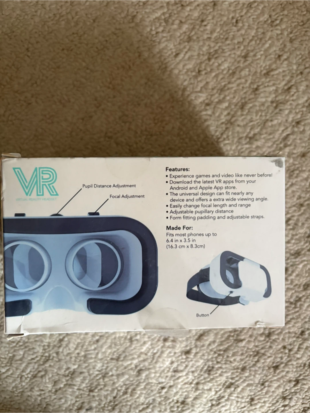 VR Virtual Reality Headset - photo 3