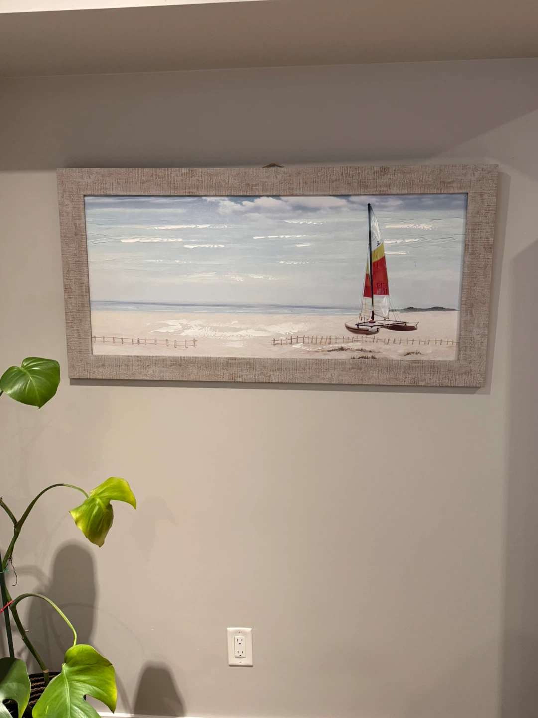 Large Framed Wall Art – Beach / Coastal Theme