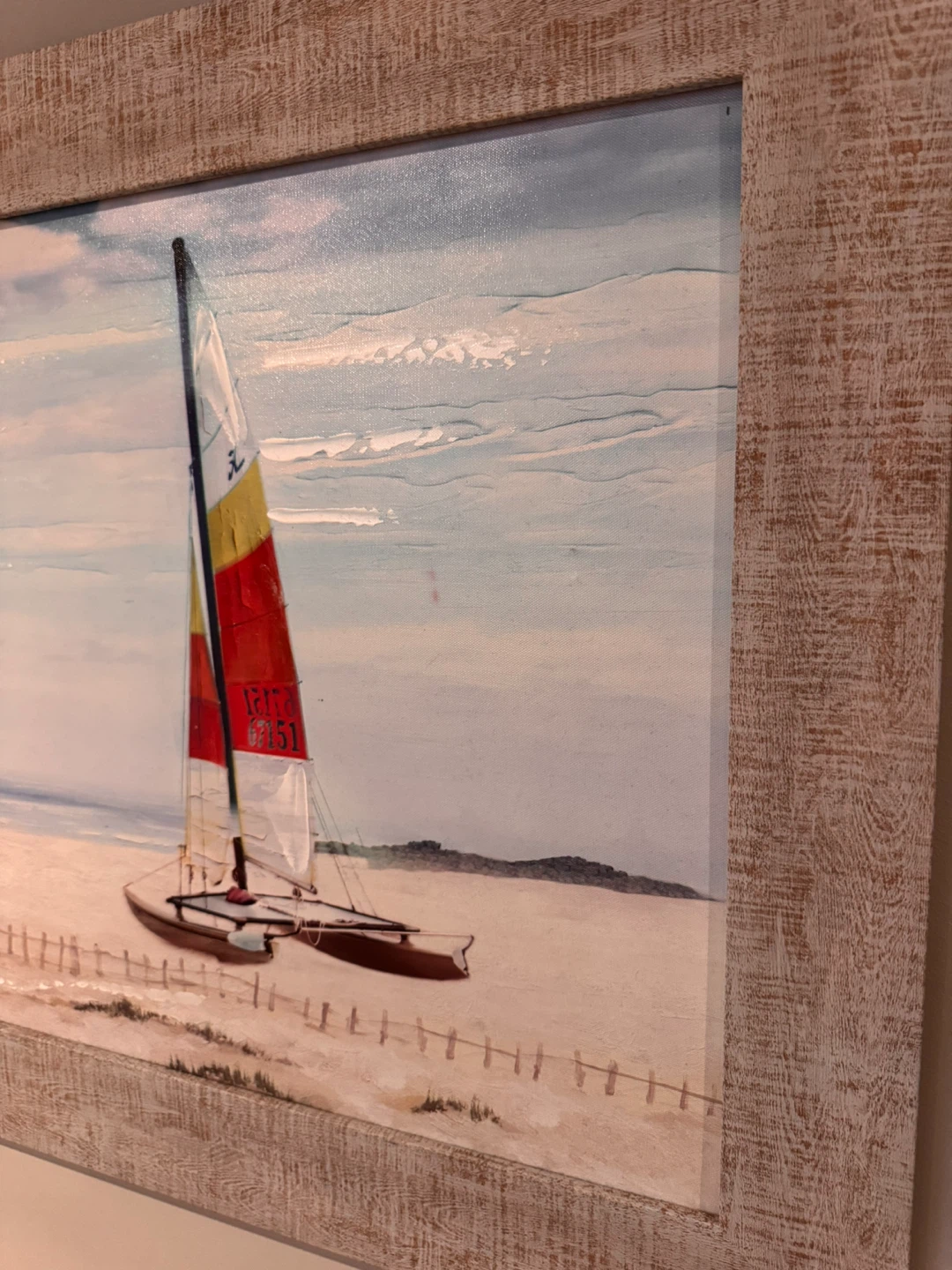 Large Framed Wall Art – Beach / Coastal Theme - photo 3