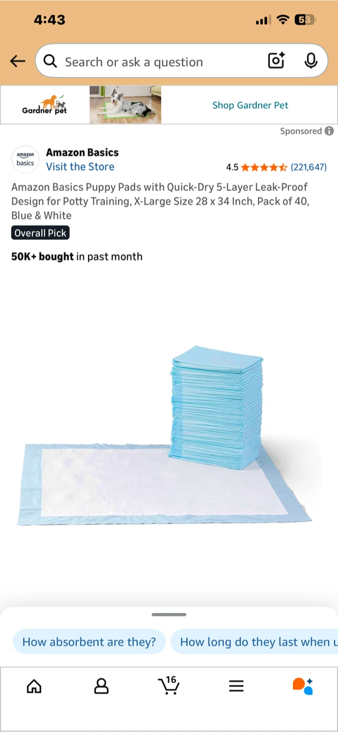 Assorted Pet Puppy Training Pads - photo 2