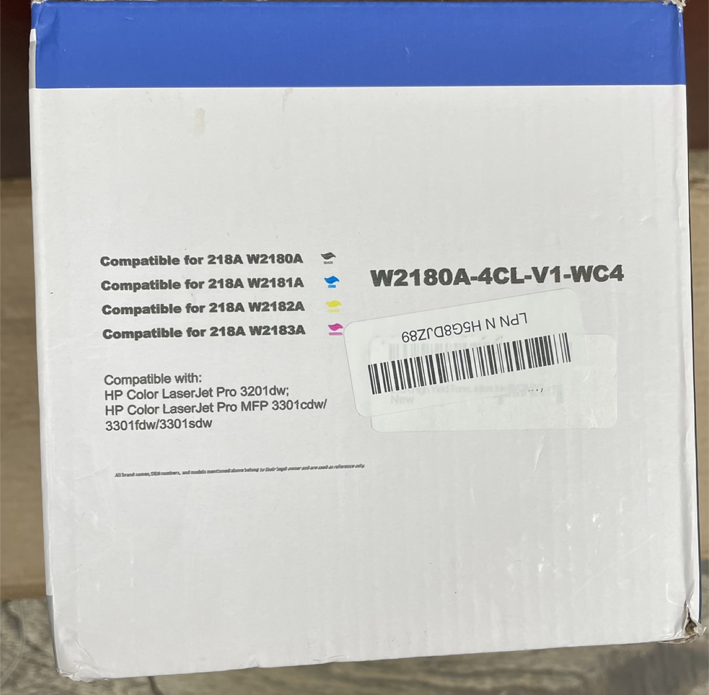 HP Toner Cartridge W2180A-4CL-V1-WC4 - photo 2
