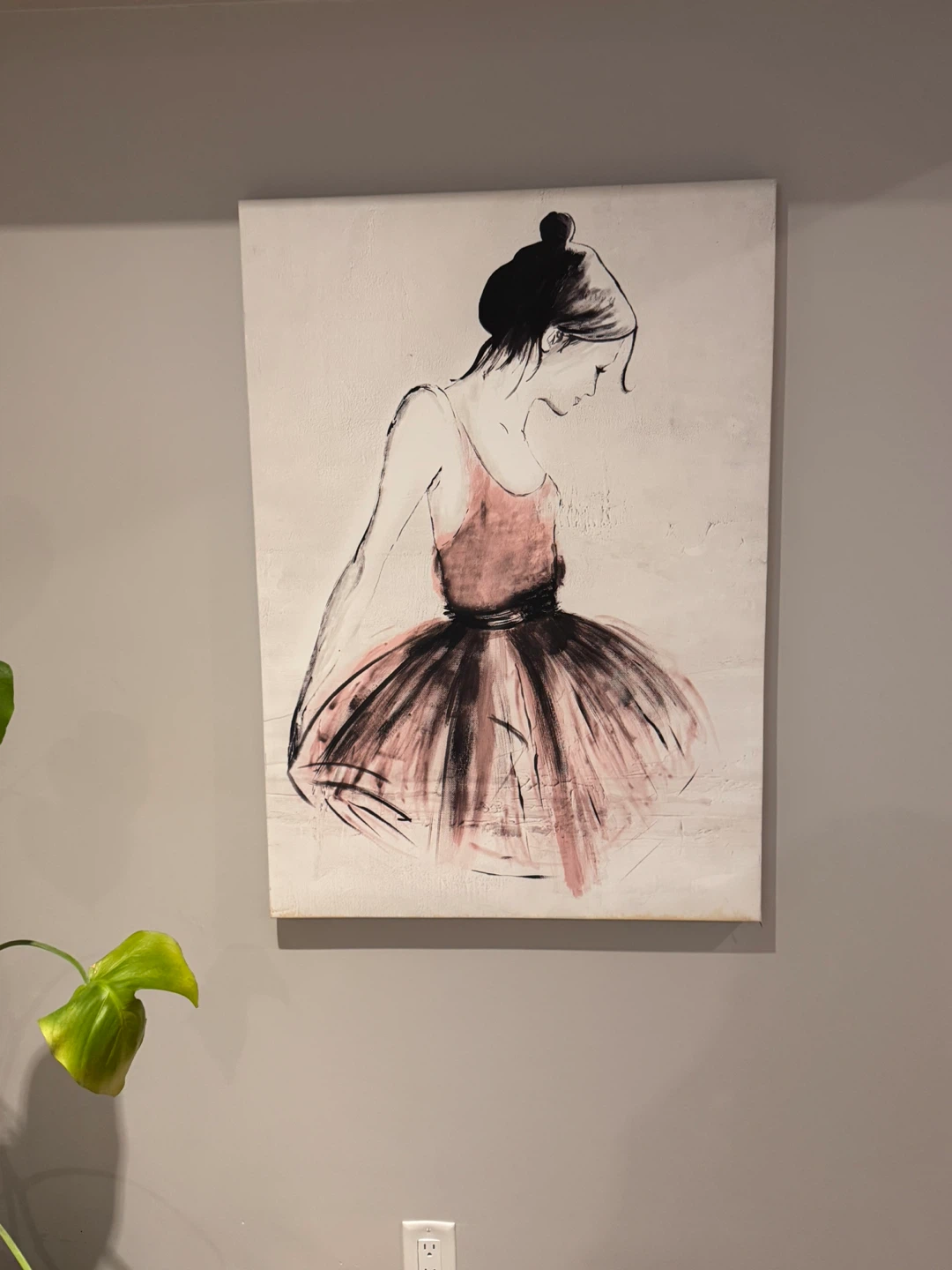 Canvas Wall Art – Elegant Ballet Dancer Design