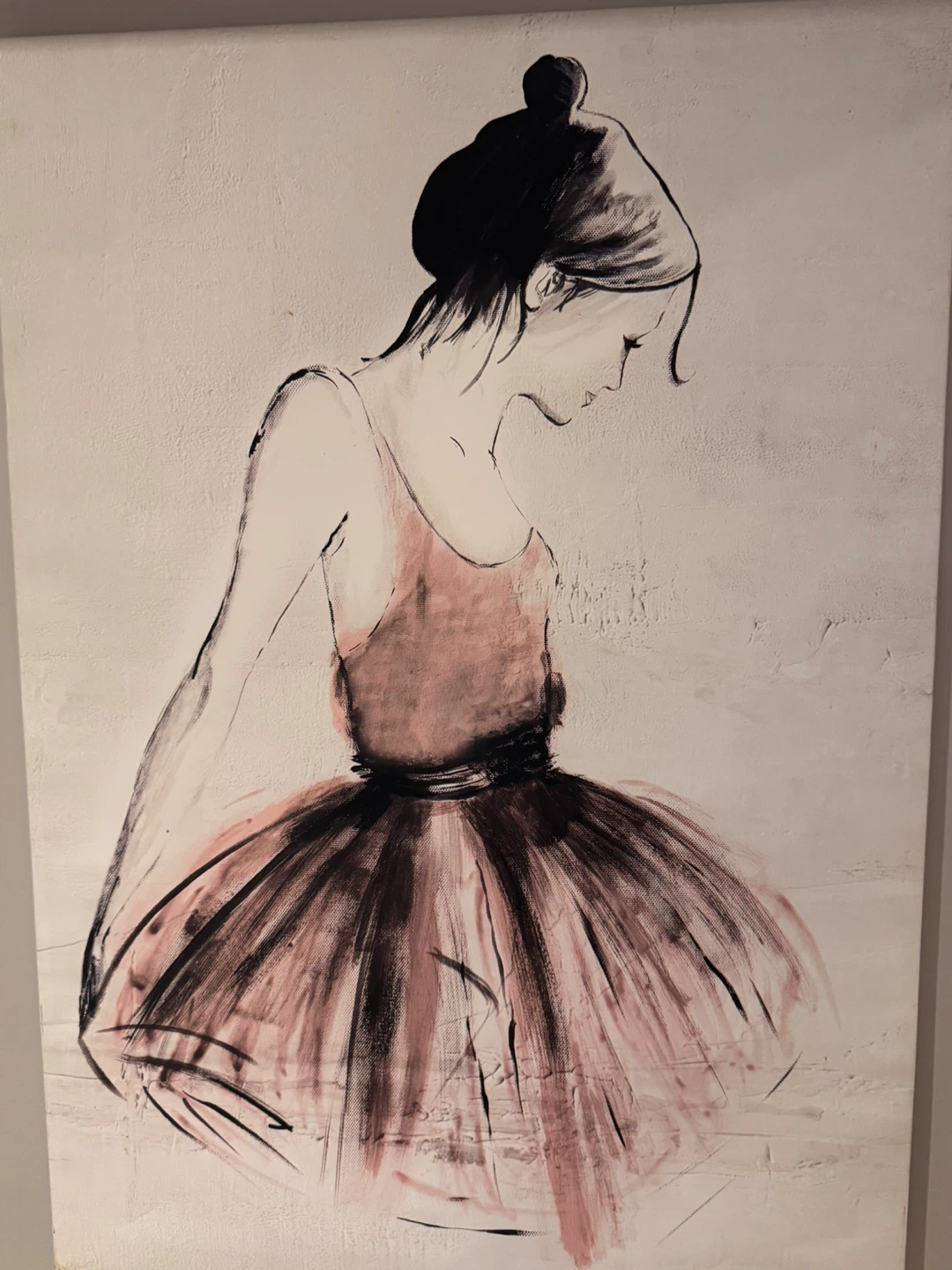 Canvas Wall Art – Elegant Ballet Dancer Design - photo 2