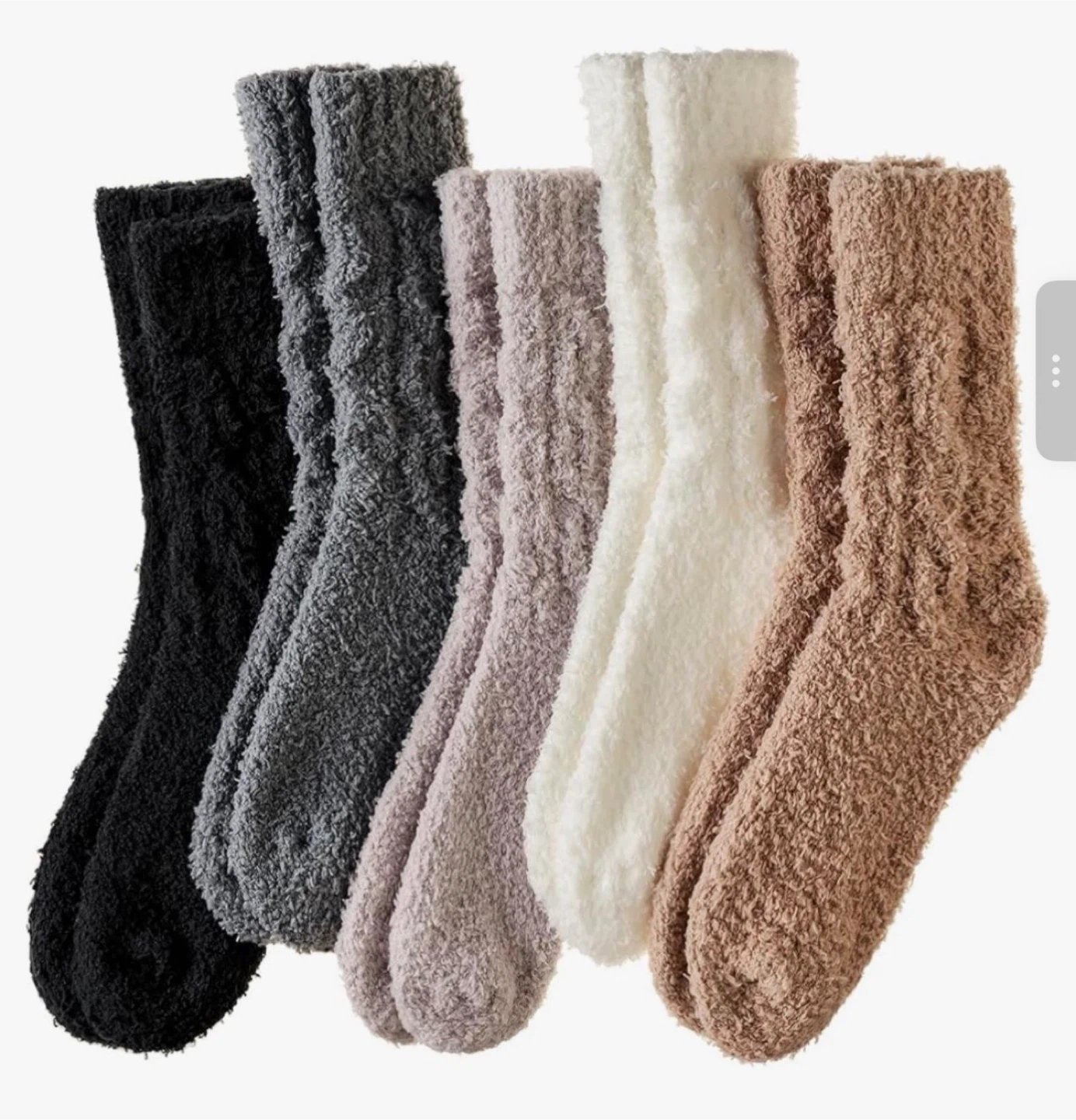 Womens Fuzzy Slipper Socks