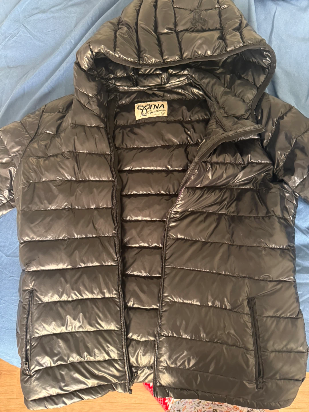TNA Black Puffer Jacket