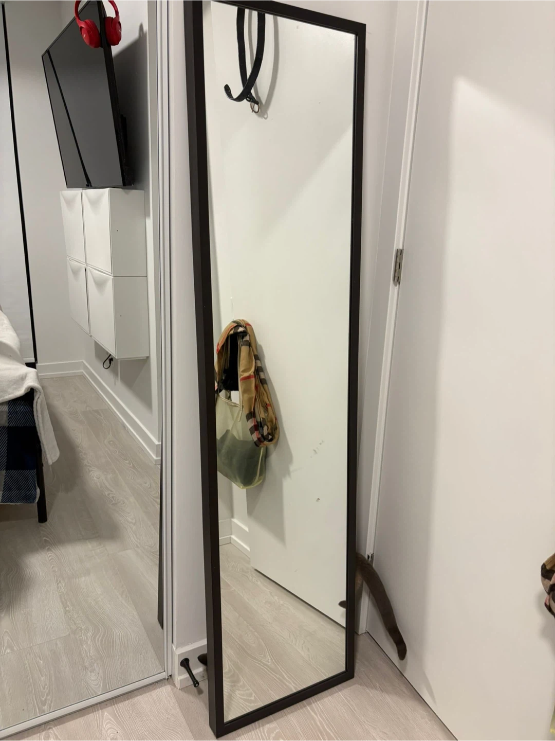Tall Dark Framed Full Length Mirror