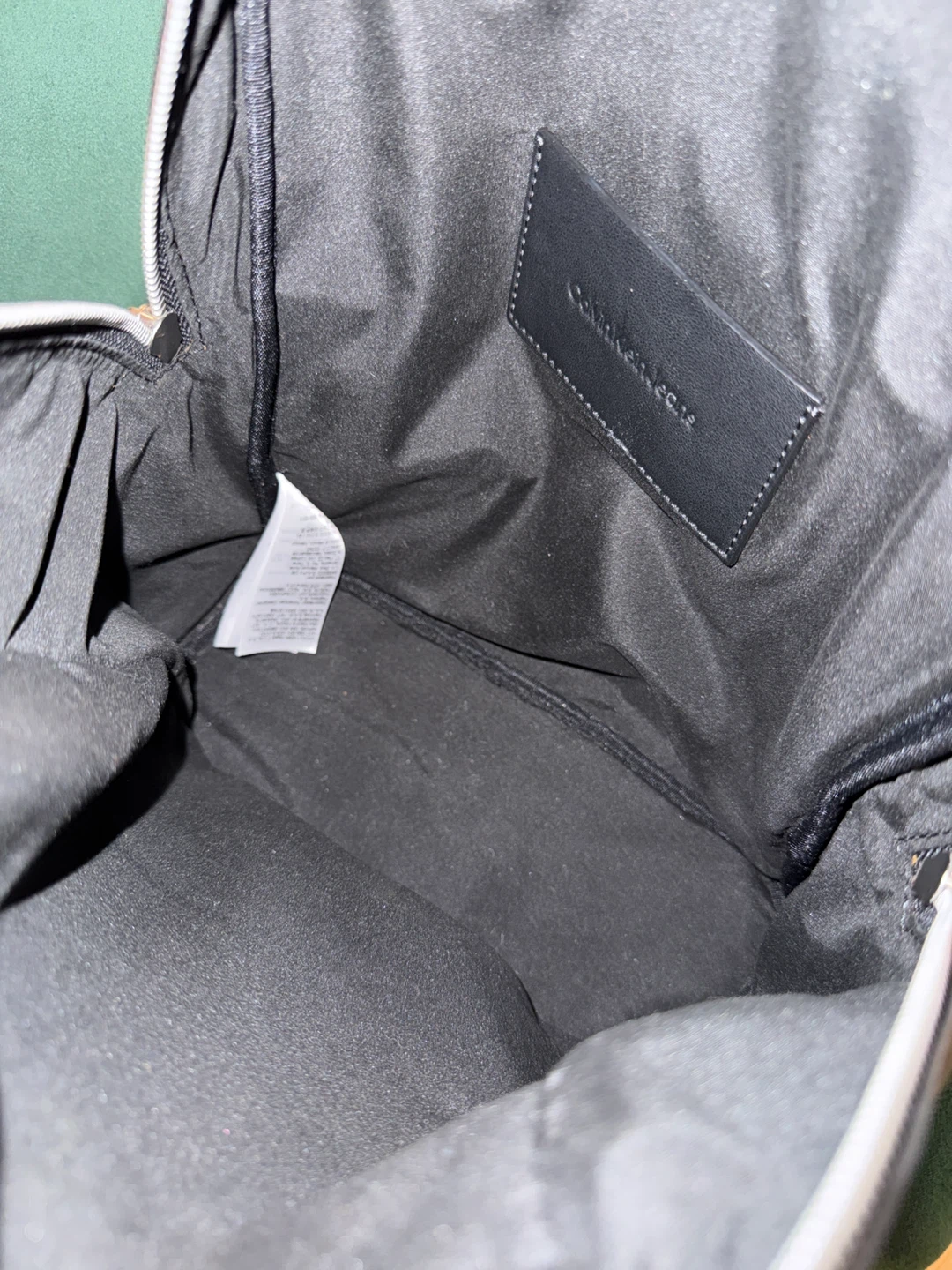 Calvin Klein Black Faux Leather Backpack - photo 3