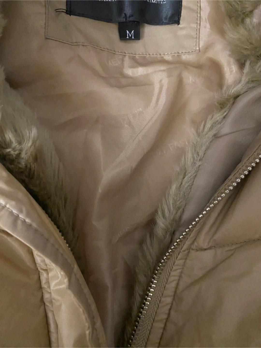 Women's Puffer Coat with Faux Fur Hood - photo 5