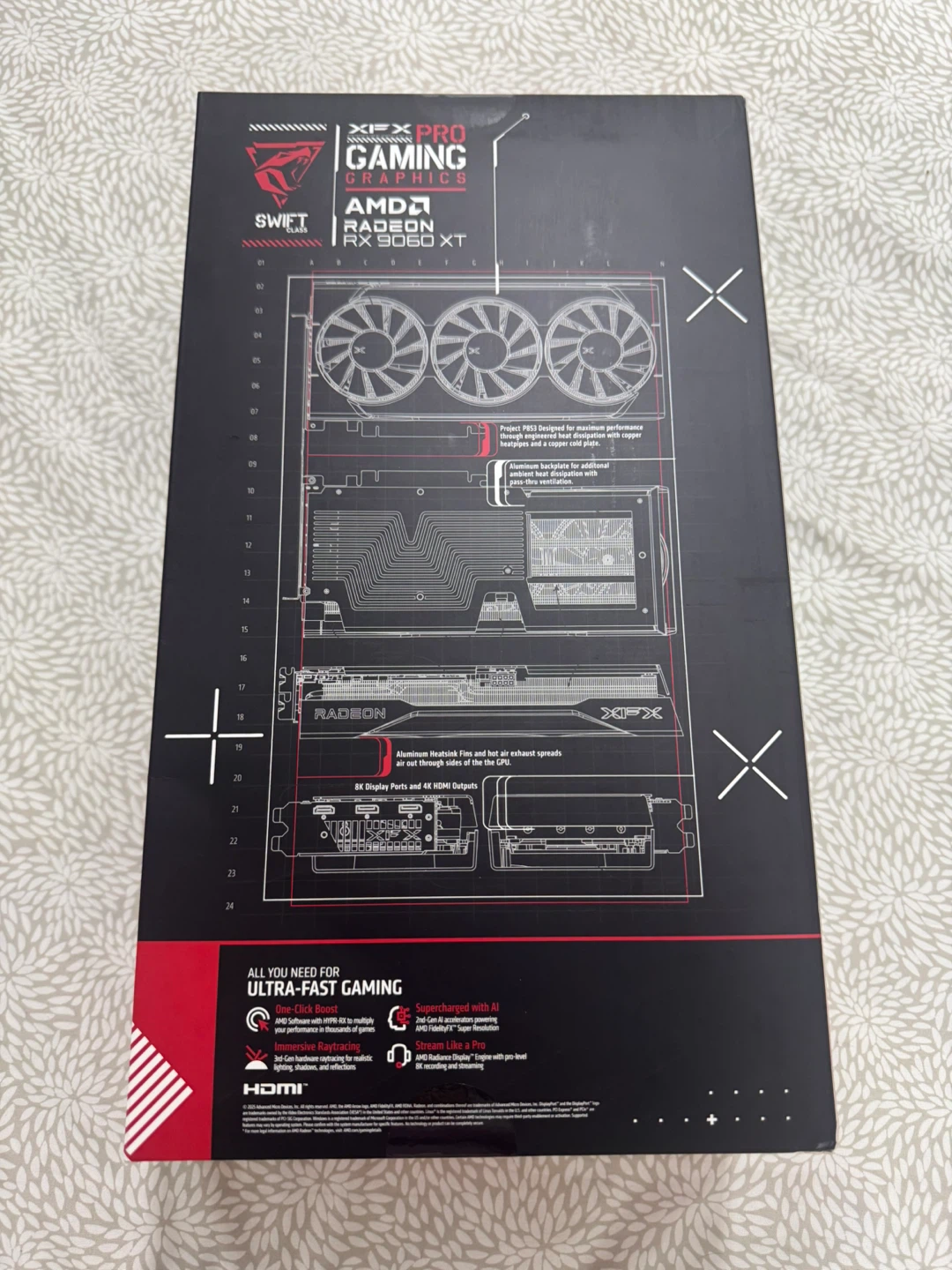 XFX AMD Radeon RX 9060 XT Gaming Graphics Card - photo 2