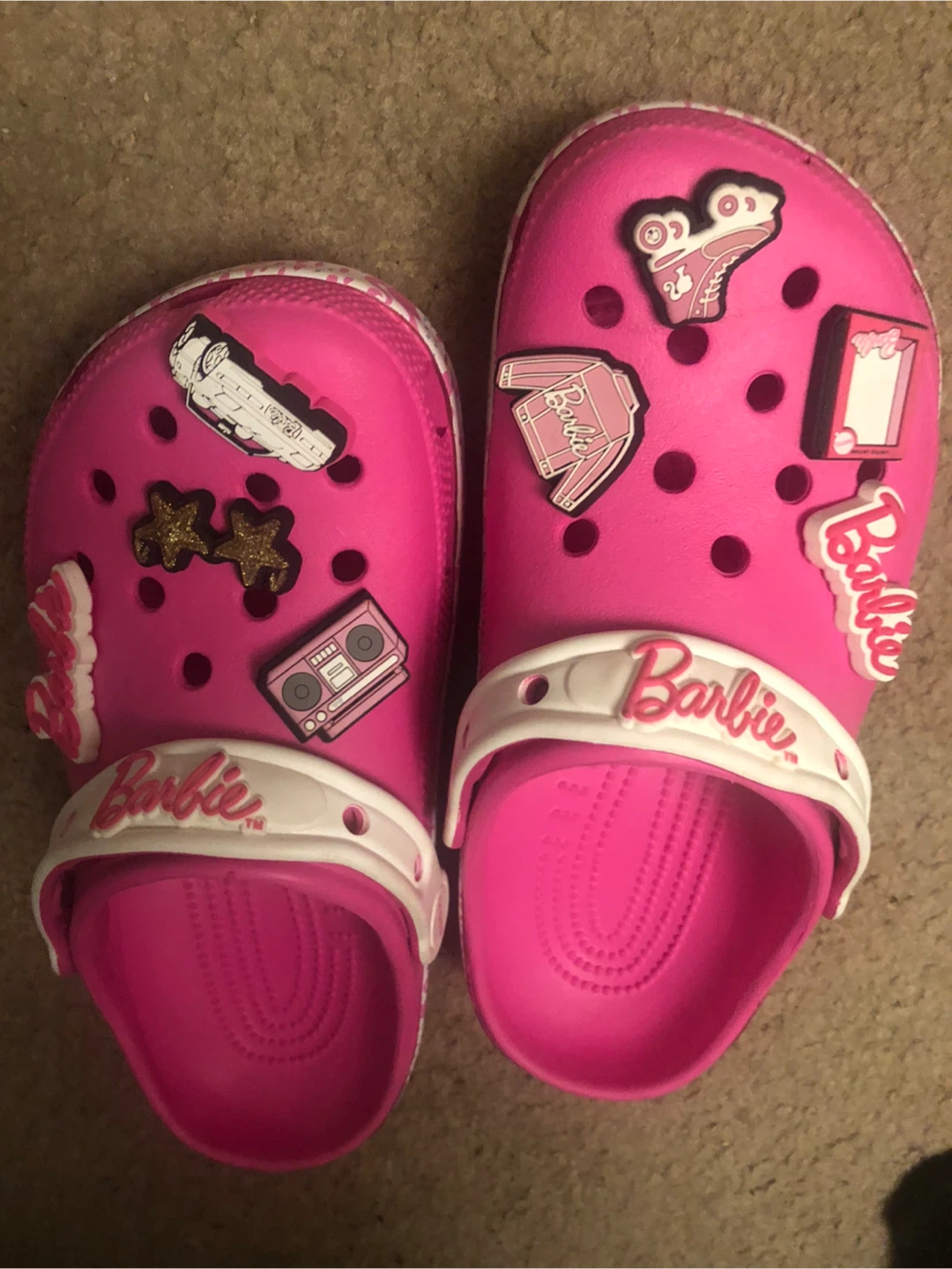 7 size Barbie Crocs women Pink Clogs - photo 2