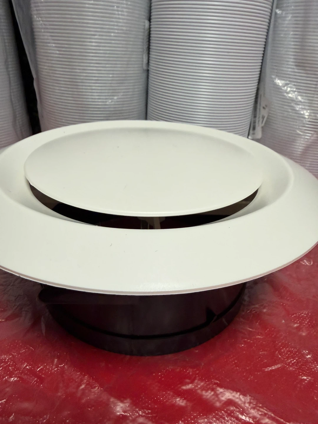 6 Inch Air Vent Covers, ABS Adjustable Soffit Vent