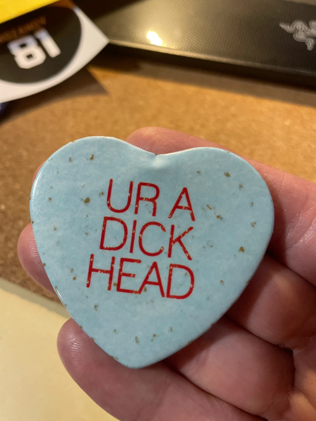 Funny Heart Shaped Pin