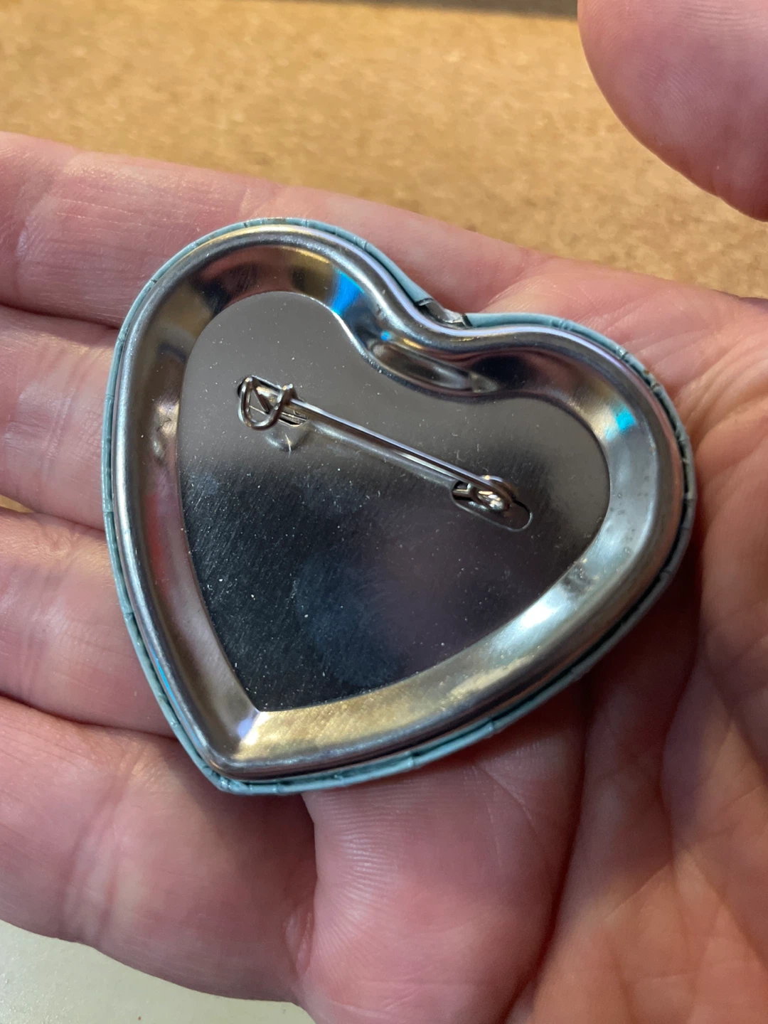 Funny Heart Shaped Pin - photo 2