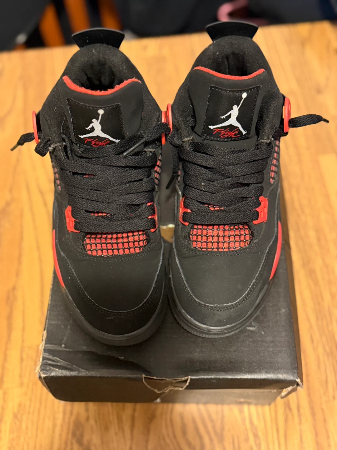 Red thunder Jordan 4 - photo 2