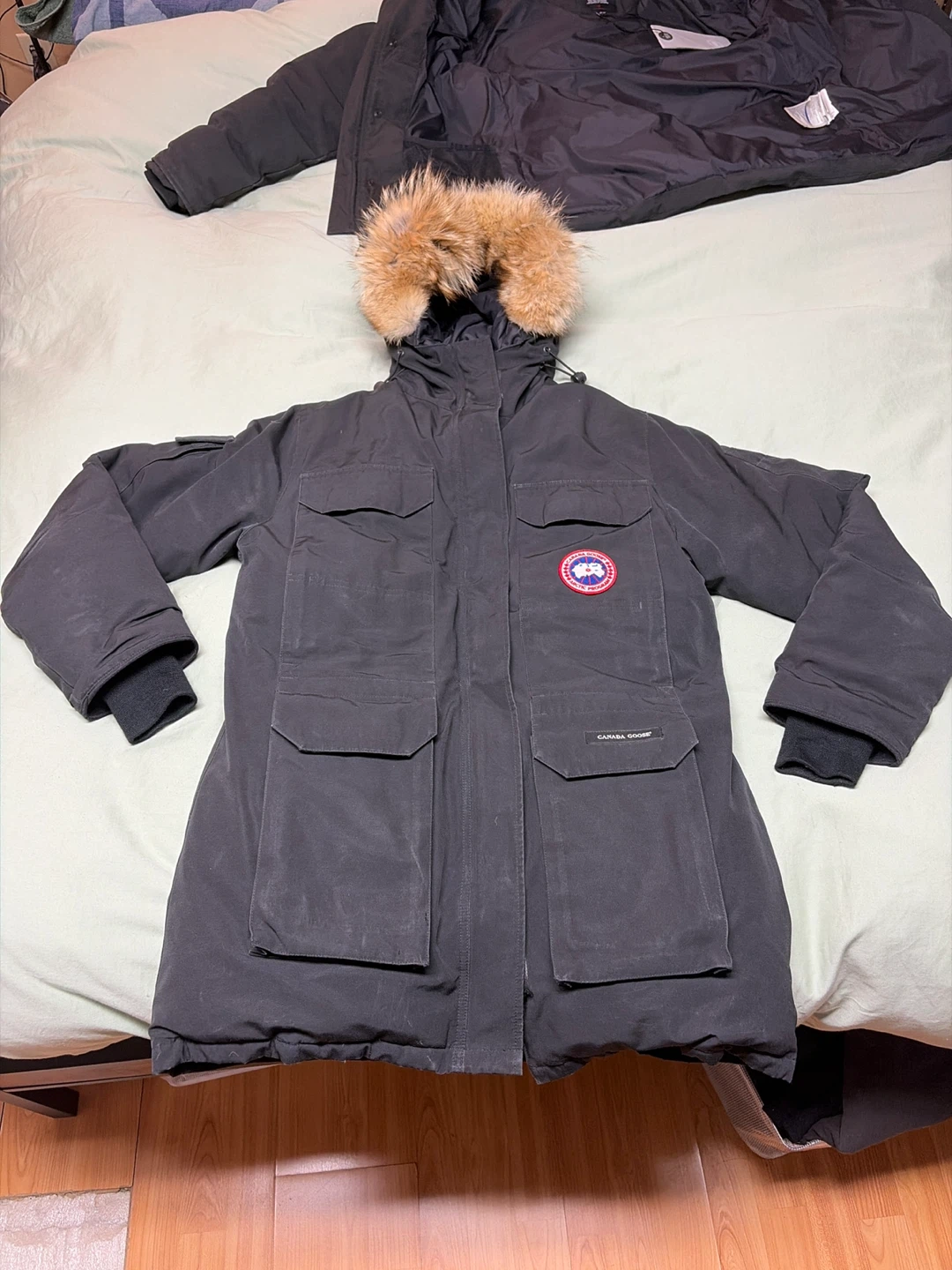 （REAL FUR）Canada Goose Expedition Parka Jacket Black M/M