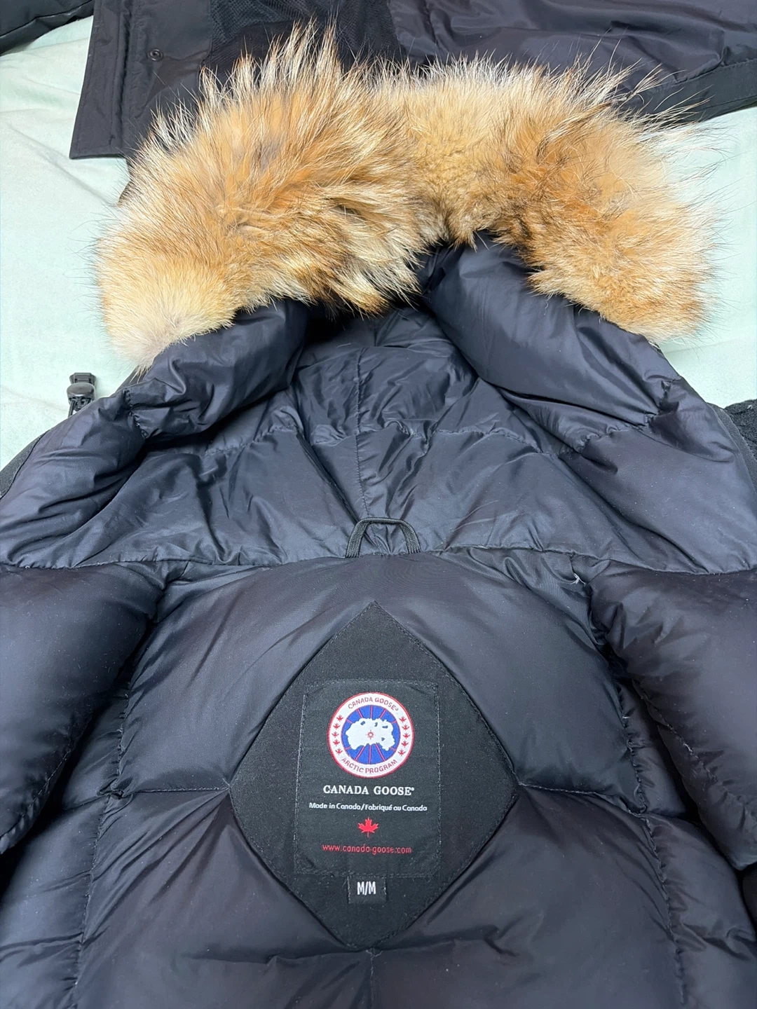 （REAL FUR）Canada Goose Expedition Parka Jacket Black M/M - photo 2
