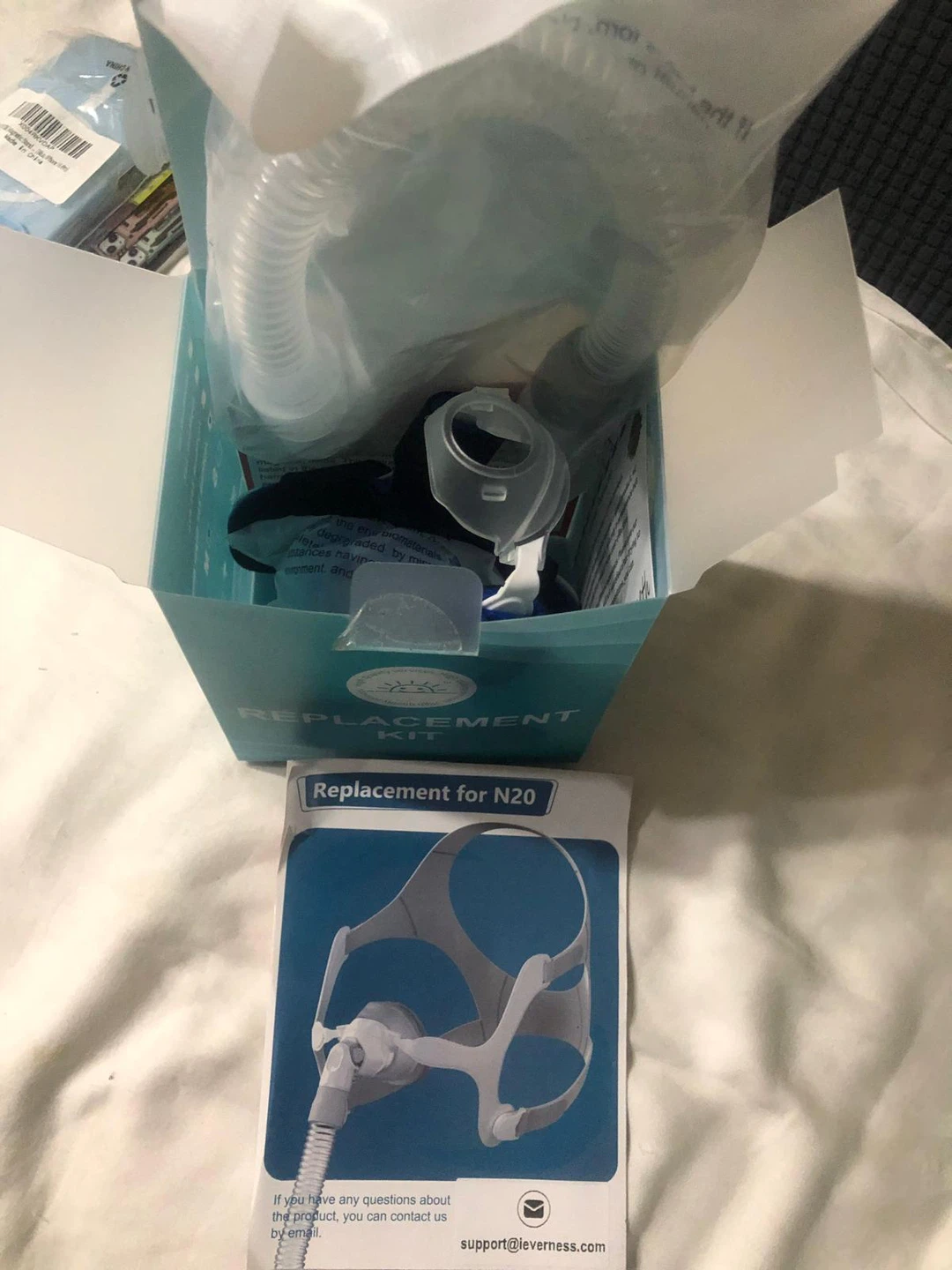 New-Replacement Kit for CPAP Nasal Mask Size M - photo 4