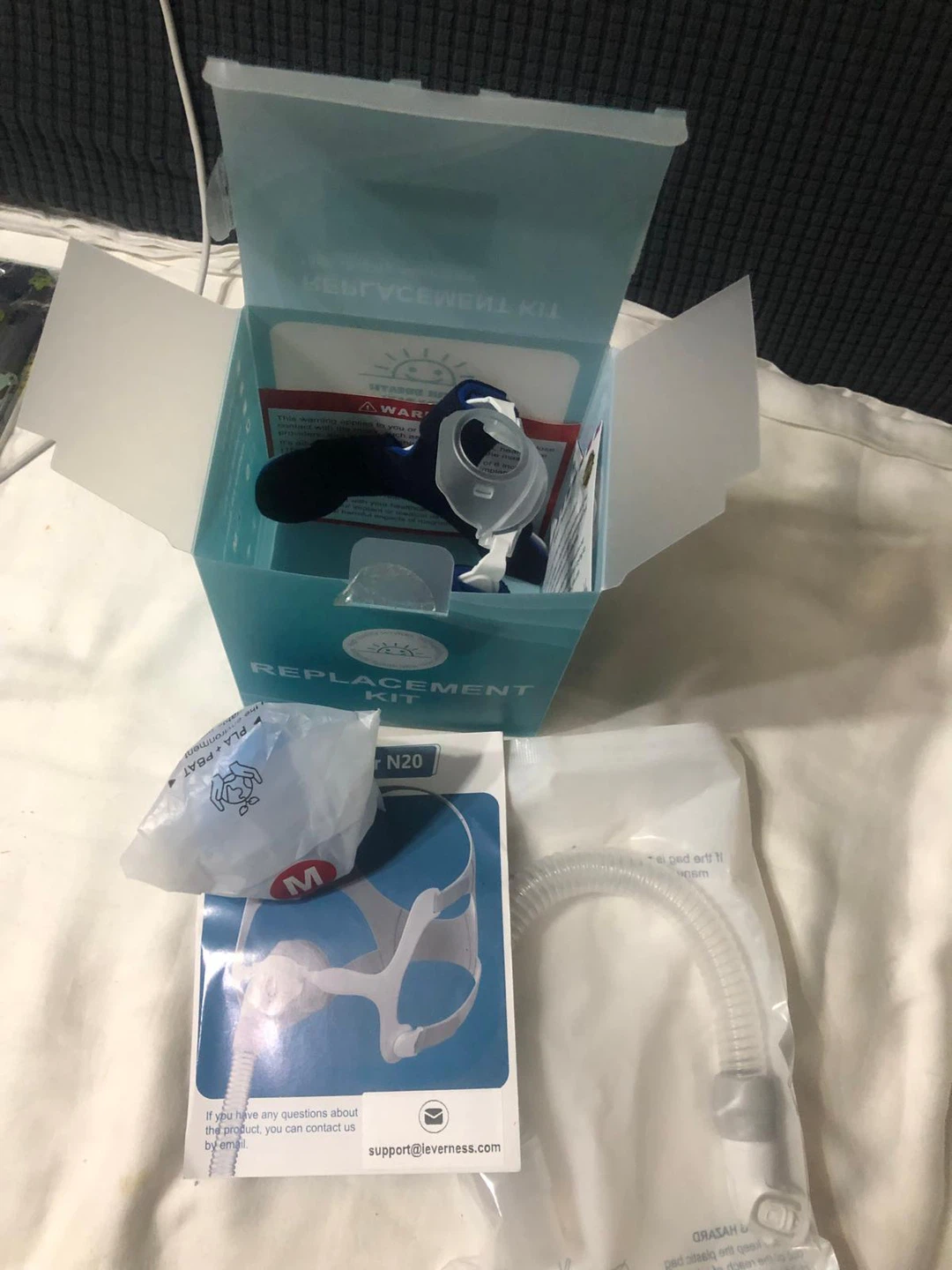 New-Replacement Kit for CPAP Nasal Mask Size M - photo 3