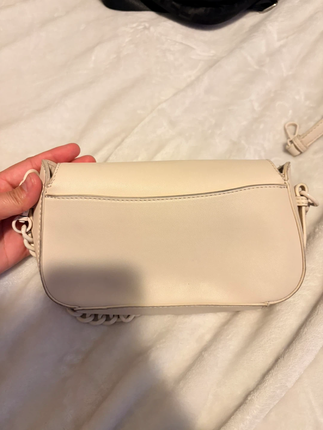 Steve Madden Cream Shoulder Bag with Chain Strap - photo 3