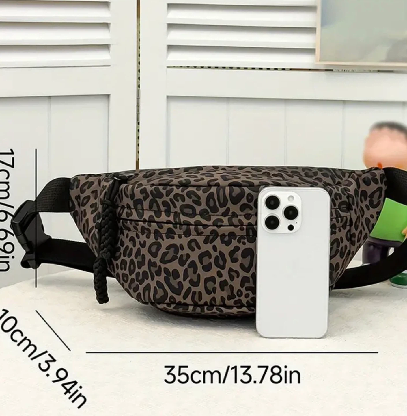 New! Leopard Print Fanny Pack Waist Bag - photo 3