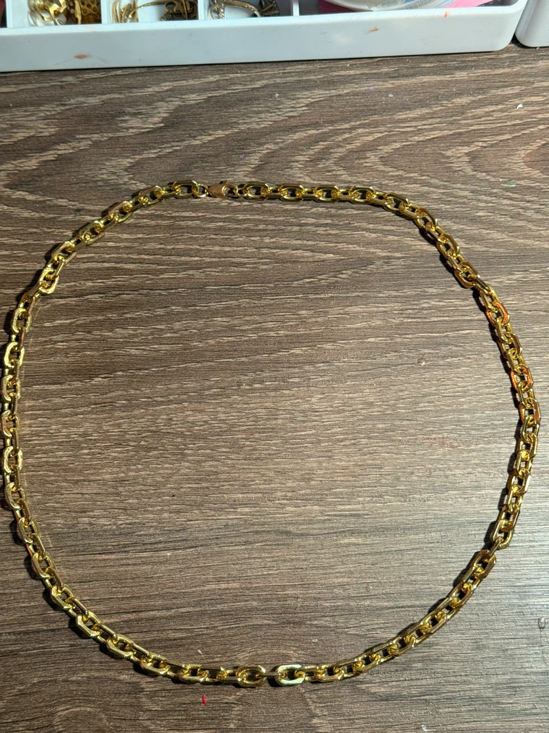 Fake gold chain