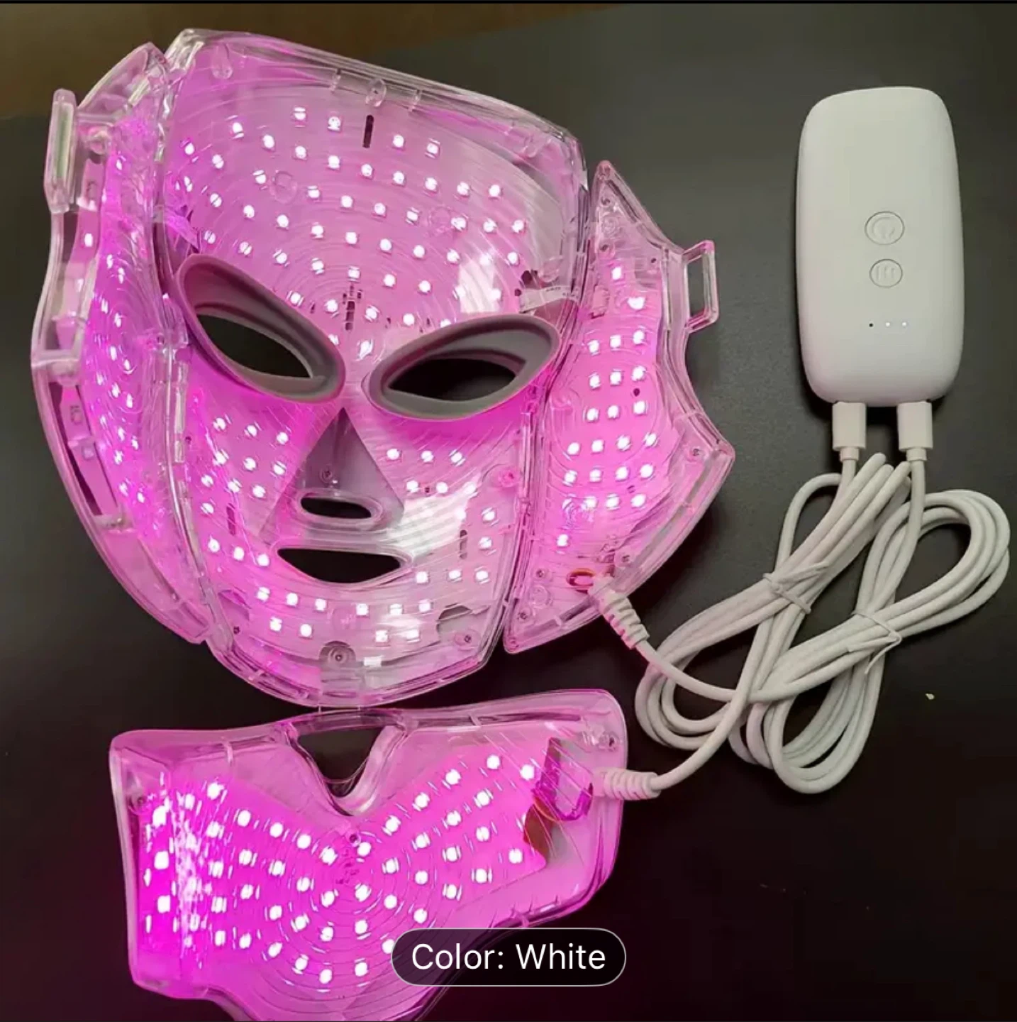 LED Face and Neck Mask with Power Unit - photo 3
