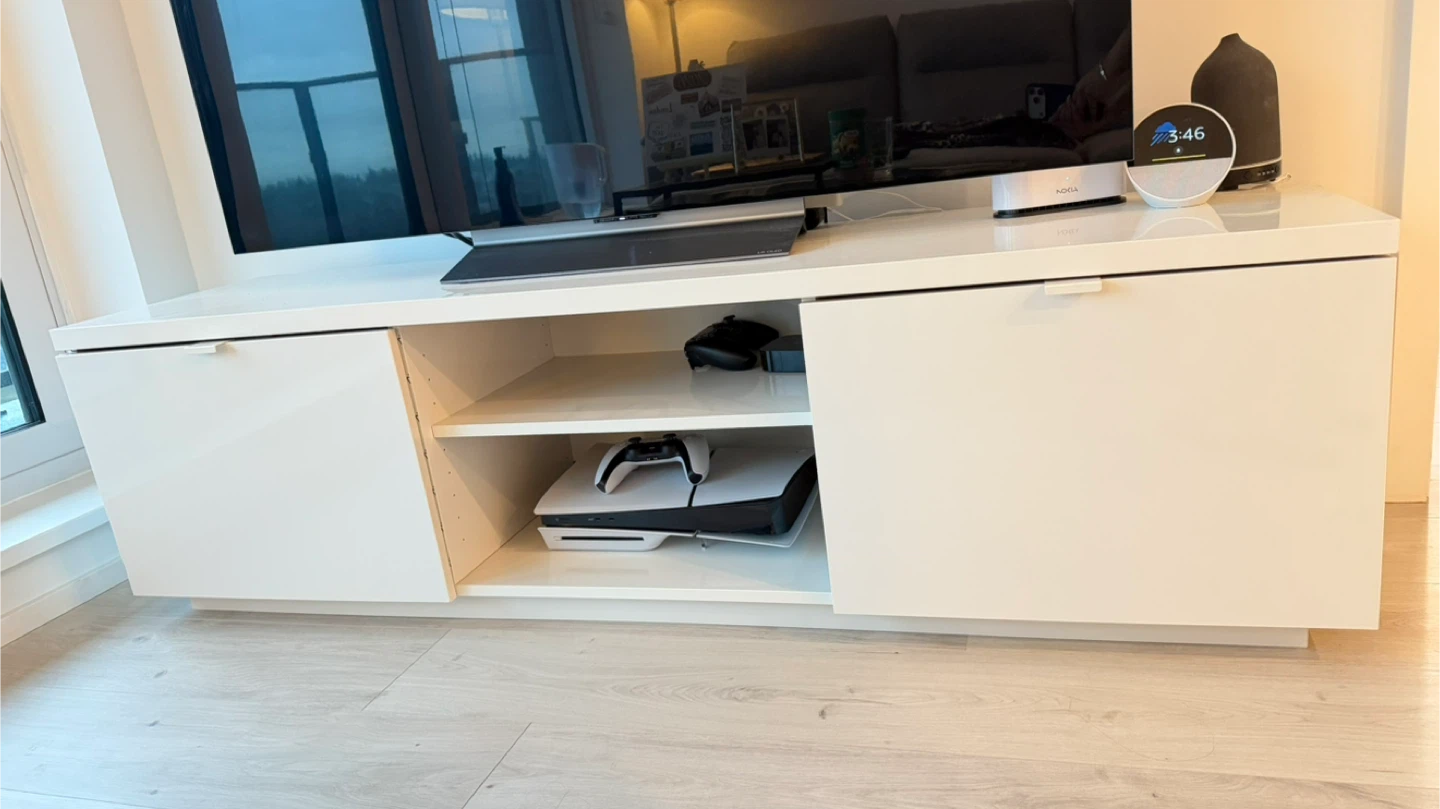 IKEA BESTÅ TV Stand White - 160 cm