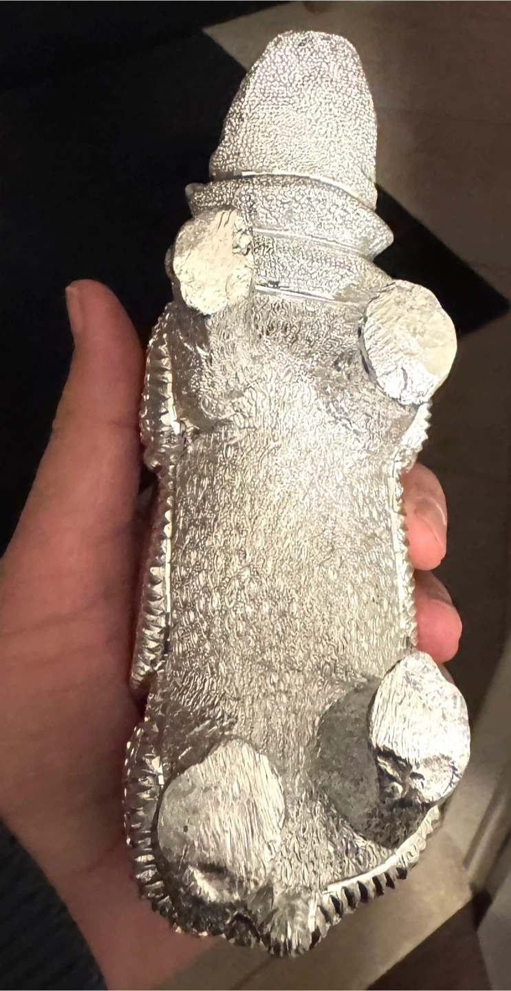Rhino Figurine Silver Tone, metal - photo 5