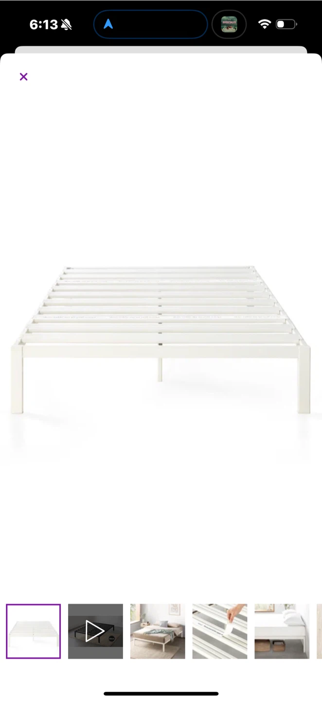 14” steel queen bed frame - photo 3