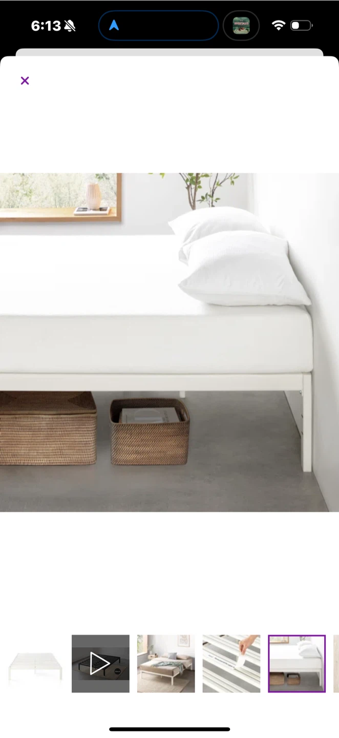 14” steel queen bed frame - photo 4