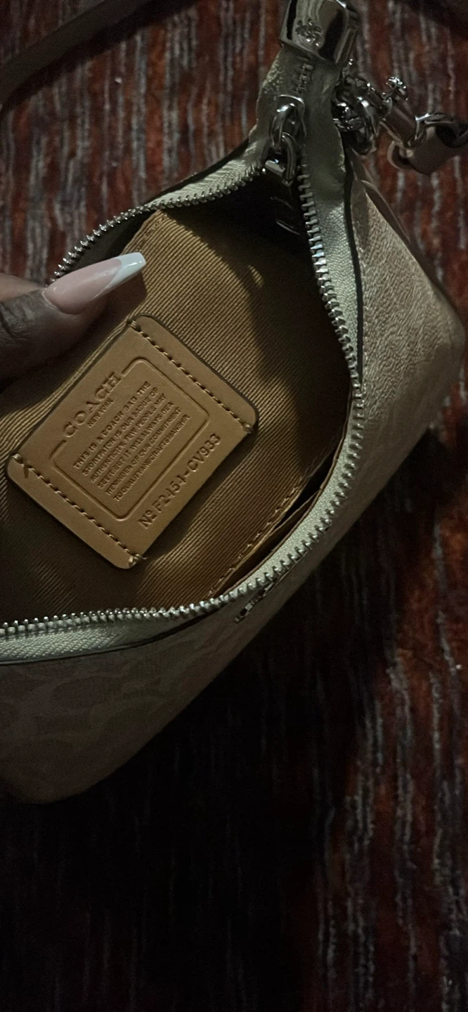 Coach Handbag with Signature Print - photo 2