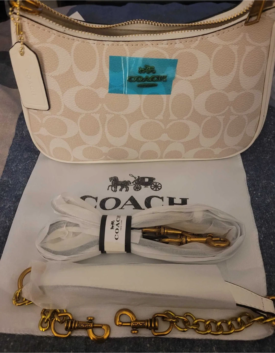 Coach Handbag with Signature Print - photo 4