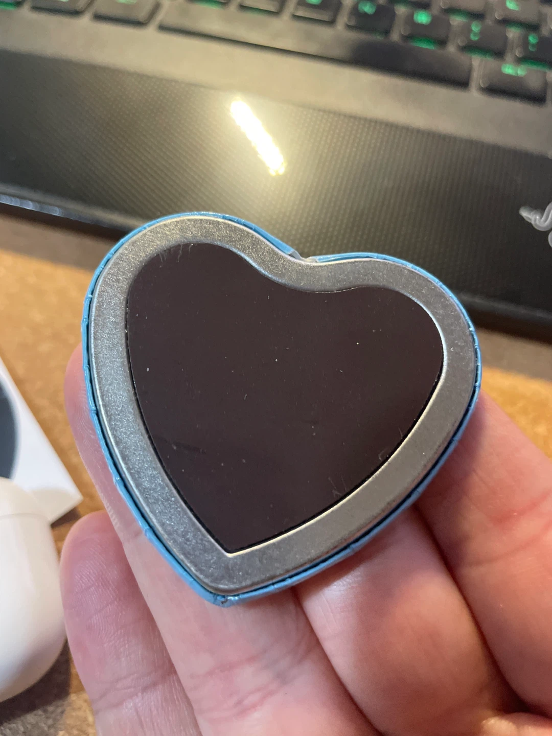 Custom Honest Ed’s Style Heart Shaped Pin-Back Button or Magnet - photo 3